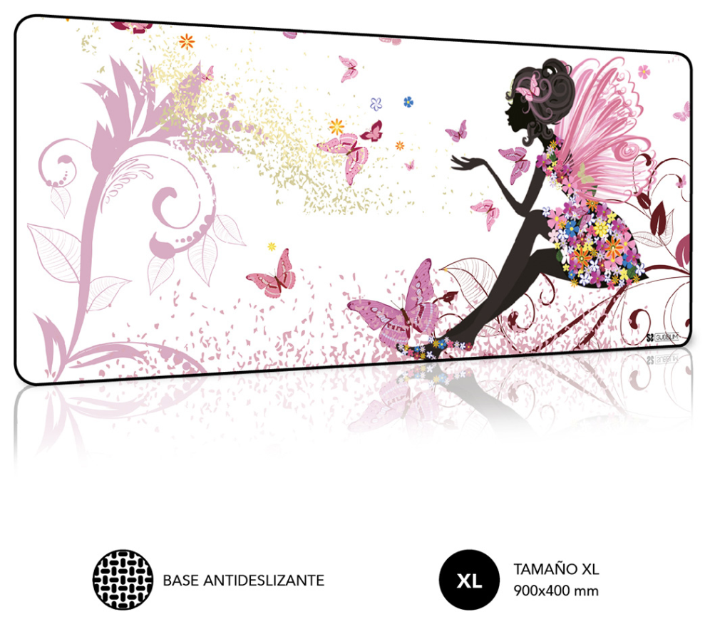 SUBBLIM Alfombrilla Ratón Hada XL Mouse Pad 900x400x3