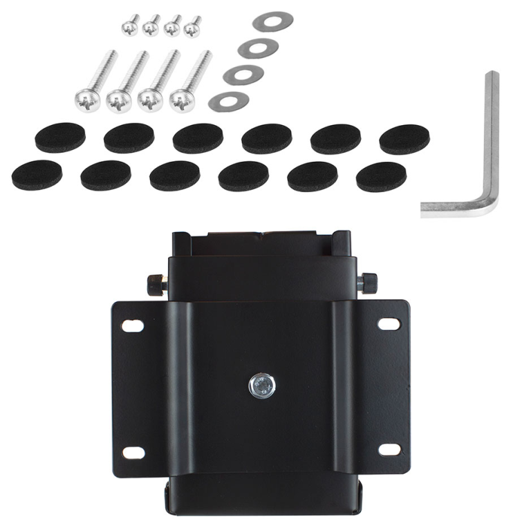 Ewent EW1293 soporte de CPU Soporte para instalación de CPU bajo mesa Negro