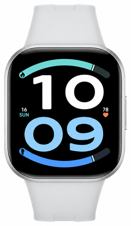 Xiaomi Redmi Watch 6 Active 4,7 cm (1.85") AMOLED 46 mm Digital 390 x 450 Pixeles Pantalla táctil Blanco GPS (satélite)