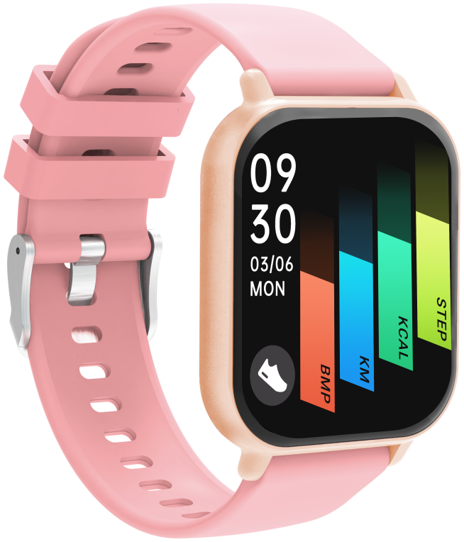 Denver SWC-176RO Relojes inteligentes y deportivos 4,6 cm (1.81") TFT Digital Pantalla táctil Rosa