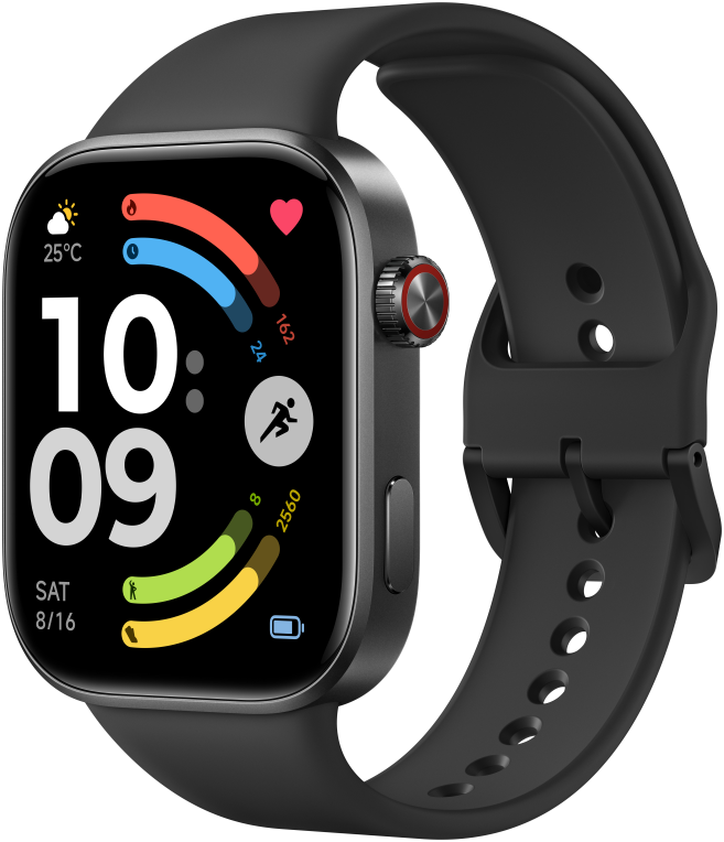 XIAOMI REDMI Watch 6 Bluetooth GPS 2,07" Negro Talla Única Resistente al Agua 5ATM SpO2 Pulsómetro