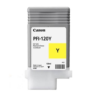 CARTUCHO CANON PFI-120 Y AMARILLO TM-200TM-200 MFP L24eiTM-205TM-300TM-300 MFP