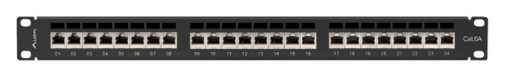 Lanberg PPSA-1024-B panel de parcheo 1U