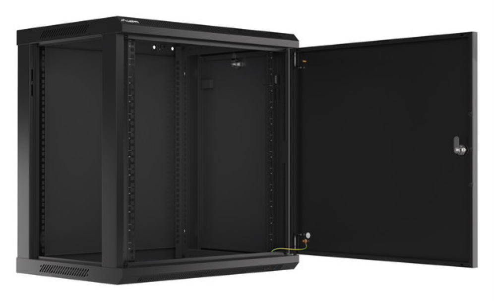 Lanberg WF01-6412-00B armario rack 12U Bastidor de pared Negro