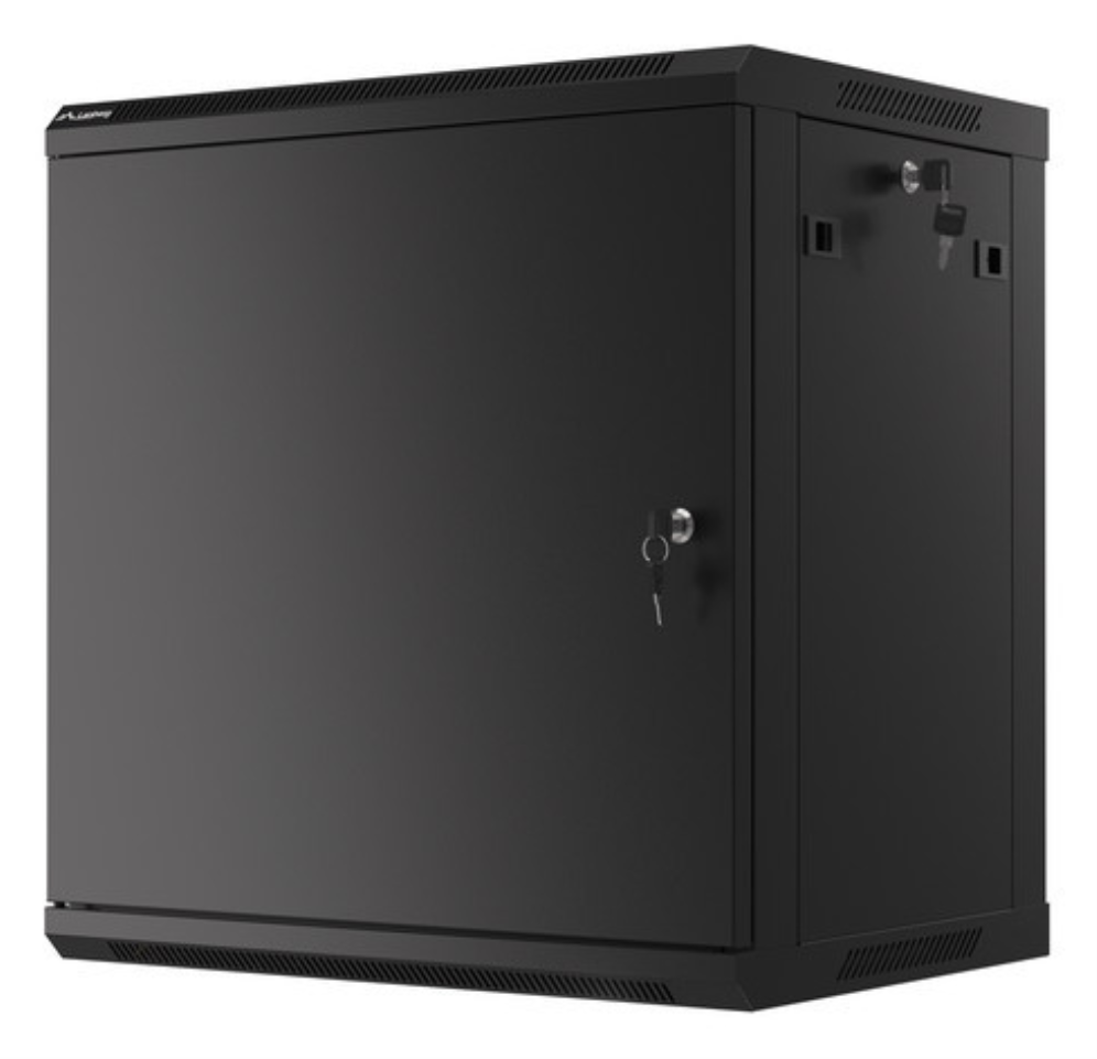 Lanberg WF01-6412-00B armario rack 12U Bastidor de pared Negro