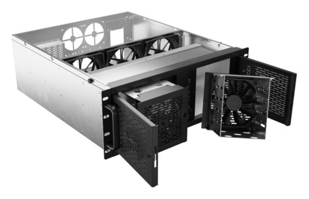 Lanberg SC01-5204-12B plataforma de infraestructura modular Bastidor (4U) 0 GB