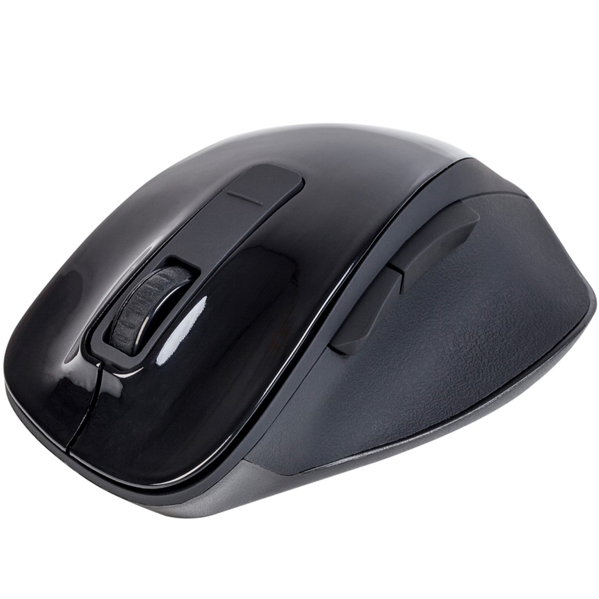 RATON INALAMBRICO NGS BOWBLACK / 2.4GHZ / 800-1600DPI / 5 BOTONES + SCROLL / NANO RECEPTOR USB - 1*AA / NEGRO