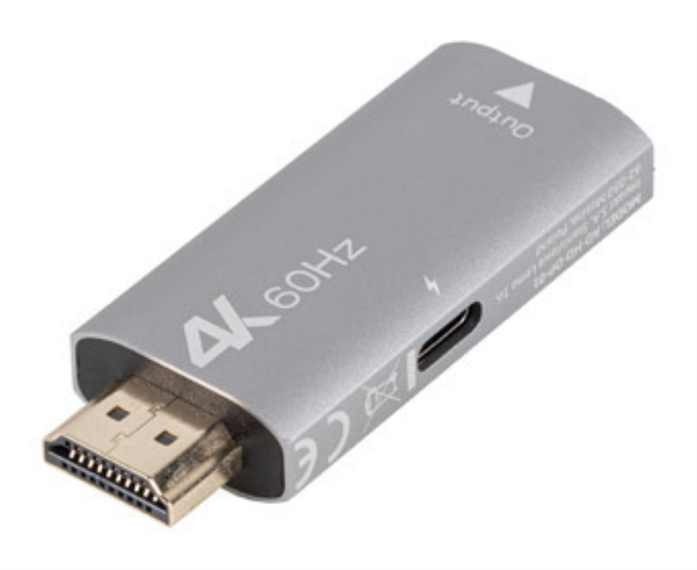 Lanberg AD-HD-DP-01 adaptador de cable de vídeo 0 m HDMI tipo A (Estándar) DisplayPort Plata