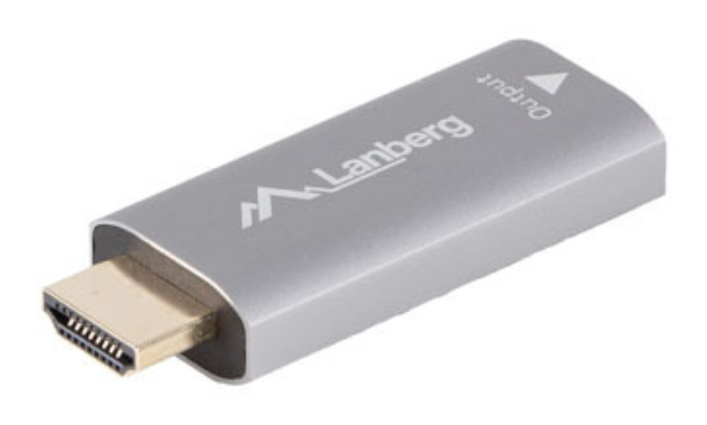 Lanberg AD-HD-DP-01 adaptador de cable de vídeo 0 m HDMI tipo A (Estándar) DisplayPort Plata