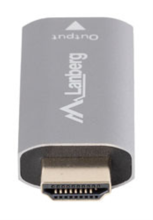 Lanberg AD-HD-DP-01 adaptador de cable de vídeo 0 m HDMI tipo A (Estándar) DisplayPort Plata