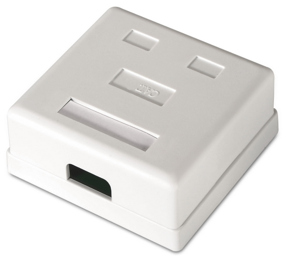 AISENS A139-0302 caja de conexiones de red Cat6 Blanco
