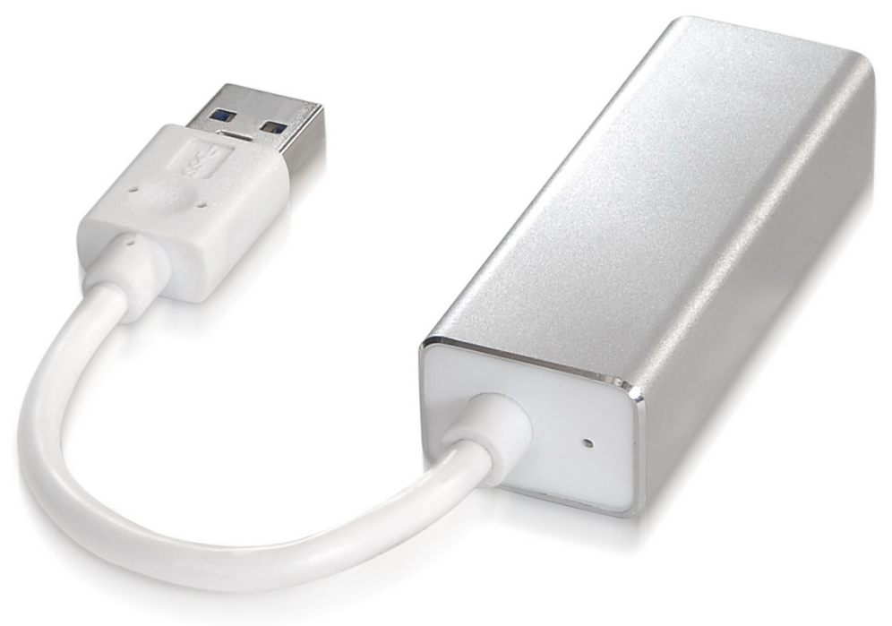 AISENS A106-0049 cambiador de género para cable RJ-45 USB 2.0 Type-A Plata, Blanco