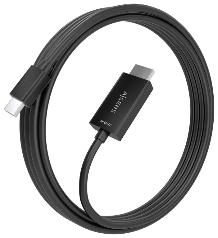 AISENS A125-0889 adaptador de cable de vídeo 3 m Mini DisplayPort HDMI tipo A (Estándar)