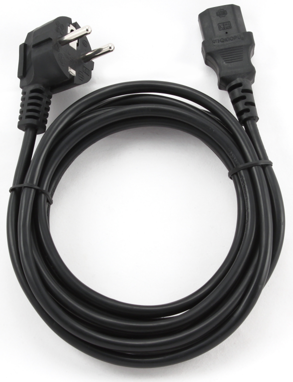 Gembird PC-186-100-3M cable de transmisión Negro CEE7/7 C13 acoplador