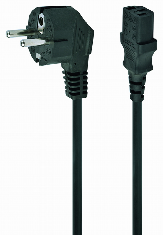 Gembird PC-186-100-3M cable de transmisión Negro CEE7/7 C13 acoplador