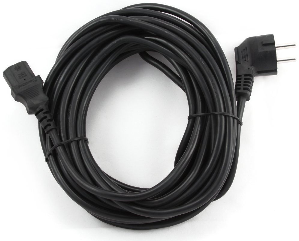 Gembird PC-186-100-10M cable de transmisión Negro CEE7/7 C13 acoplador