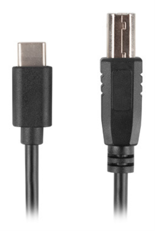 Lanberg CA-USBA-13CC-0030-BK cable USB USB 2.0 3 m USB B USB C Negro