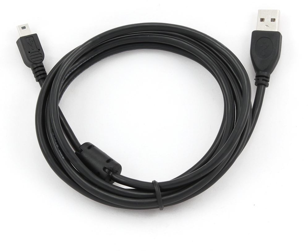 Gembird 1.8m USB 2.0 A/mini-USB cable USB 1,8 m USB A Mini-USB B Negro