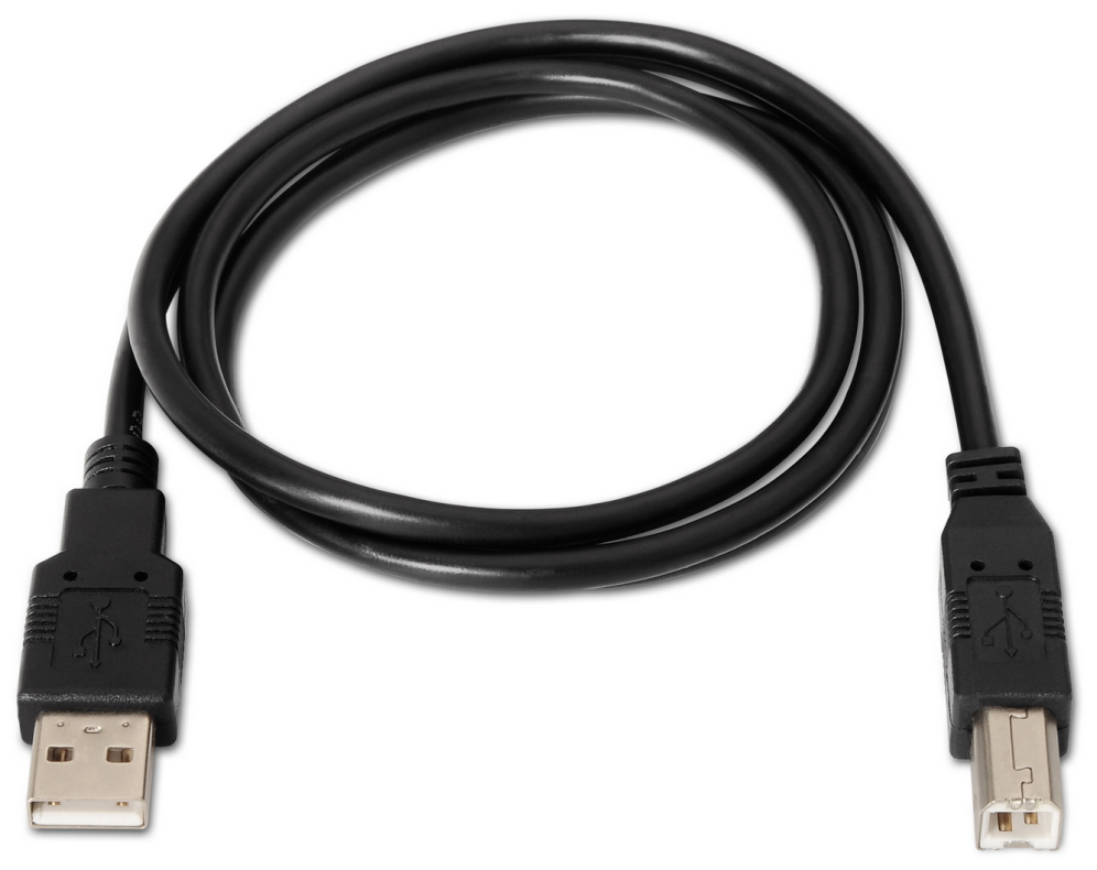 AISENS A101-0007 cable USB USB 2.0 3 m USB A USB B Negro