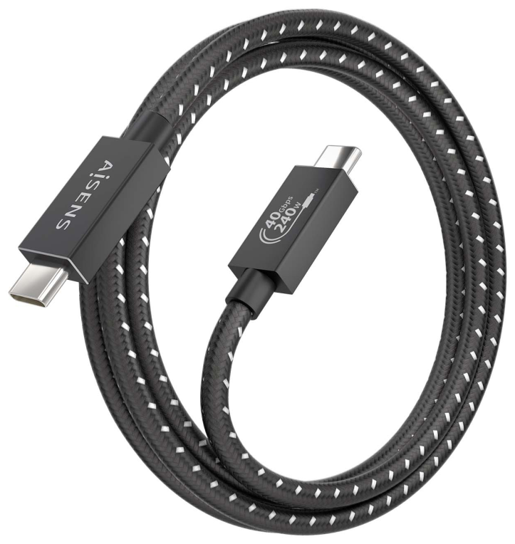AISENS A156-0868 cable USB USB4 Gen 3x2 1,5 m USB C
