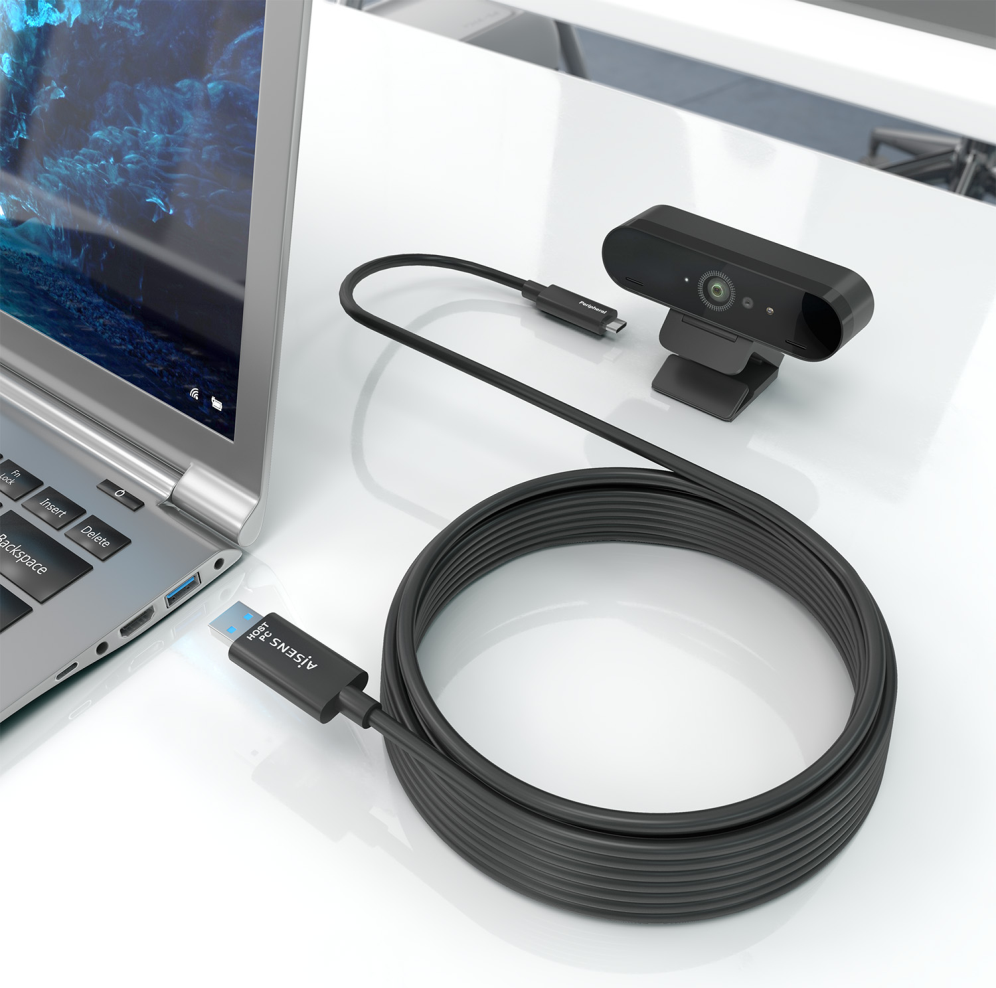 AISENS A157-0925 cable USB USB 3.2 Gen 2 (3.1 Gen 2) 15 m 2 x USB A USB C Negro