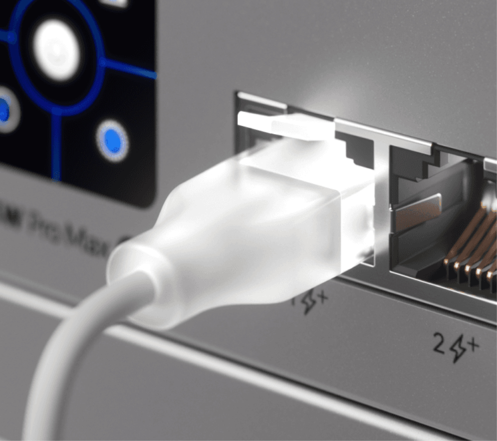 Ubiquiti UACC-Cable-Patch-EL-0.15M-W-24 cable de red Translúcido, Blanco 0,15 m Cat6