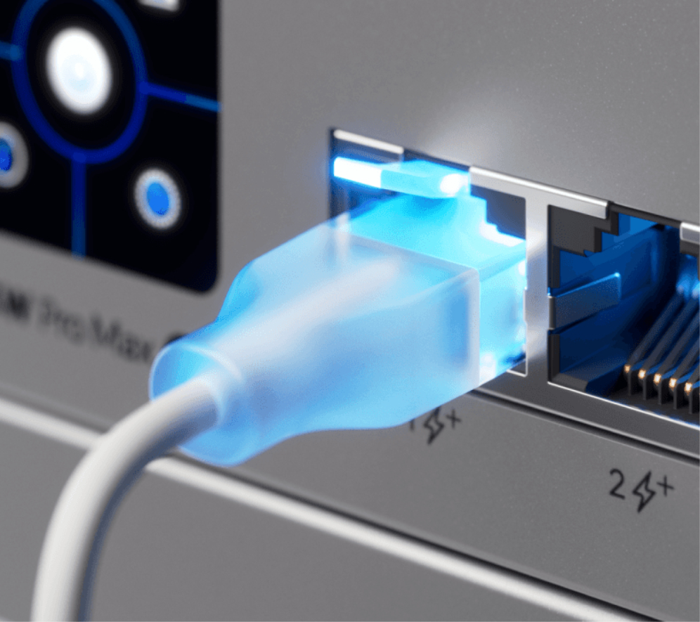 Ubiquiti UACC-Cable-Patch-EL-2M-W cable de red Translúcido, Blanco Cat6 Alrededor