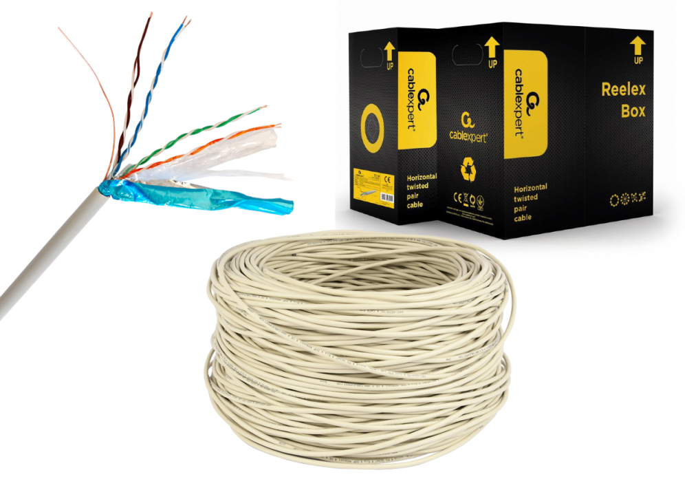 Gembird FPC-6004-SOL cable de red Gris 305 m Cat6 F/UTP (FTP)