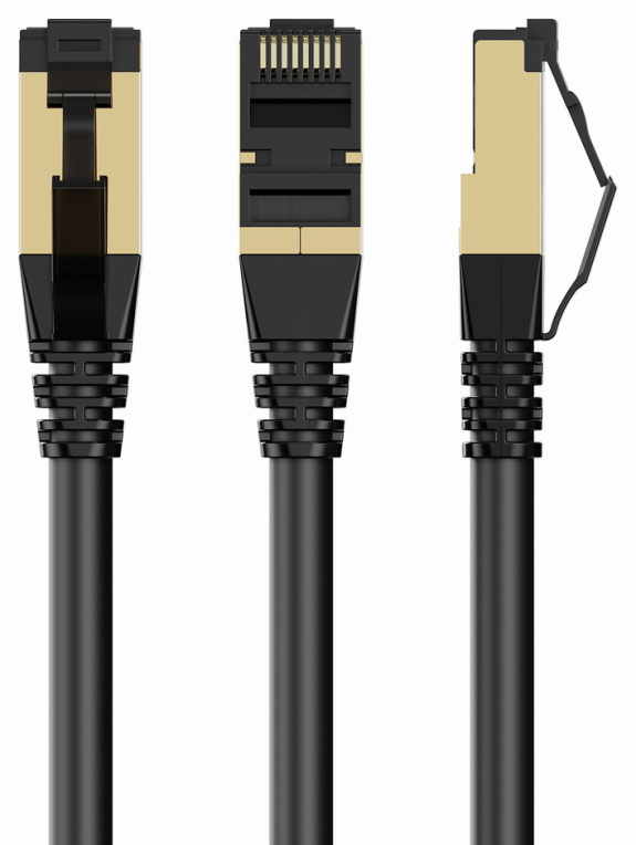 Gembird PP8-LSZHCU-BK-1M cable de red Negro Cat8 S/FTP (S-STP)
