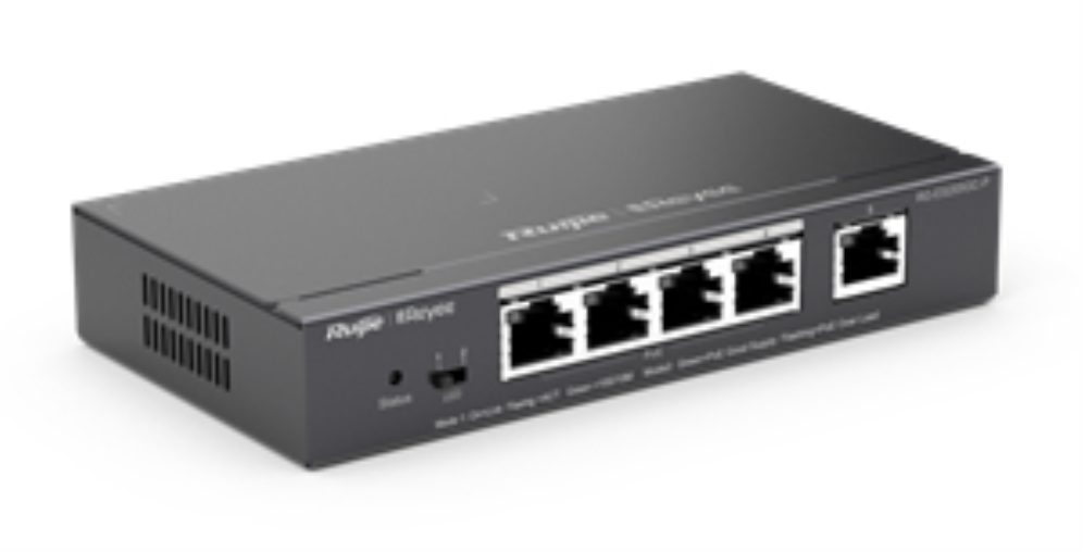 Ruijie Networks RG-ES205GC-P switch Gestionado L2 Gigabit Ethernet (10/100/1000) Energía sobre Ethernet (PoE)