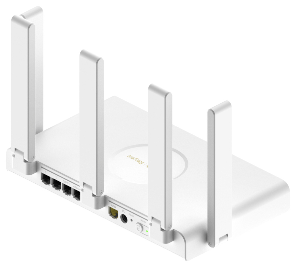 Ruijie Networks RG-EW3000GX router inalámbrico Gigabit Ethernet Doble banda (2,4 GHz / 5 GHz) Blanco
