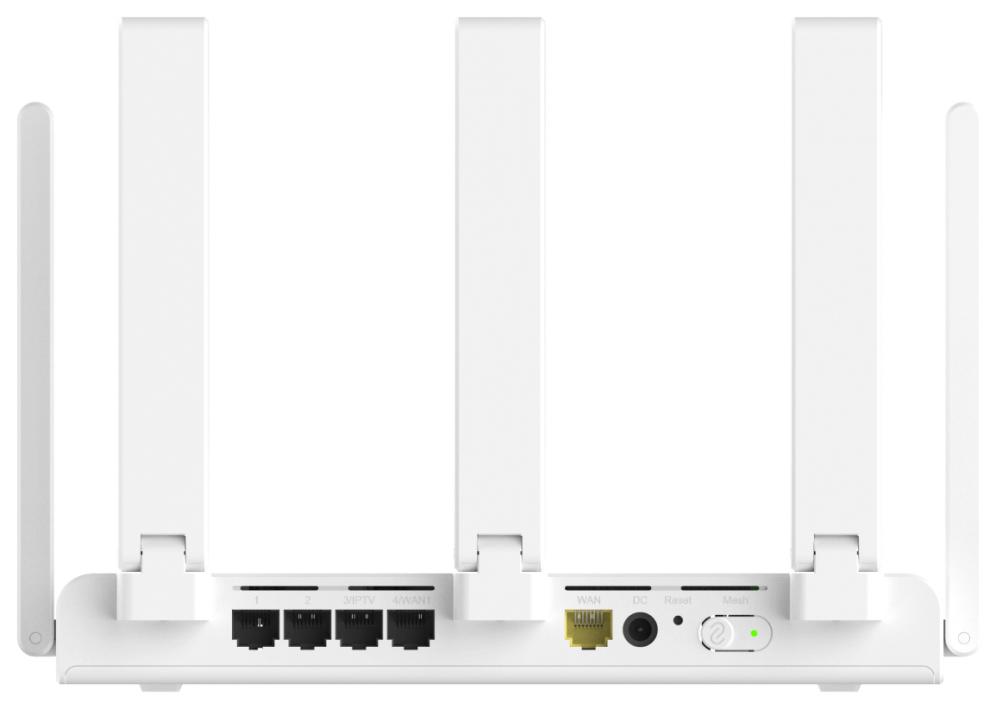 Ruijie Networks RG-EW3000GX router inalámbrico Gigabit Ethernet Doble banda (2,4 GHz / 5 GHz) Blanco