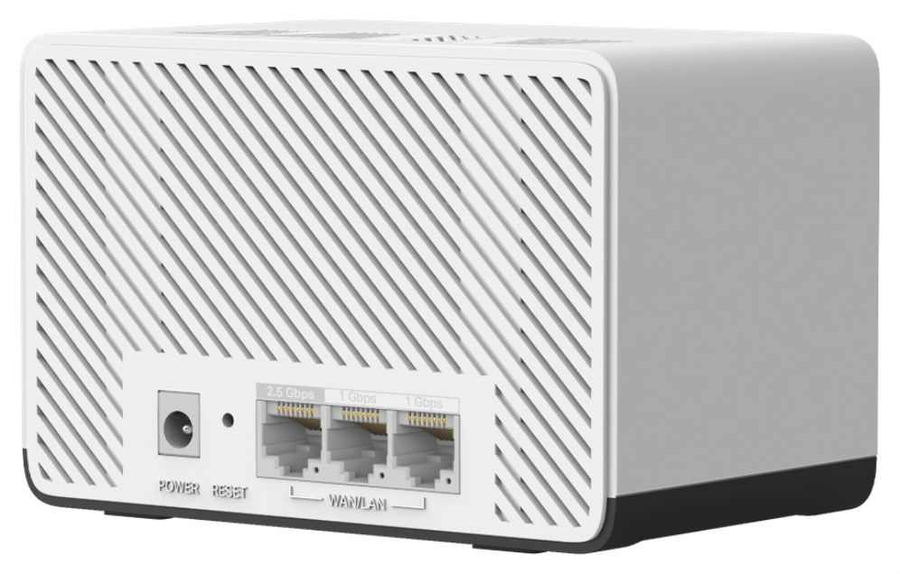 Mercusys HALO H27BE Doble banda (2,4 GHz / 5 GHz) Wi-Fi 6 (802.11ax) Blanco 3 Interno