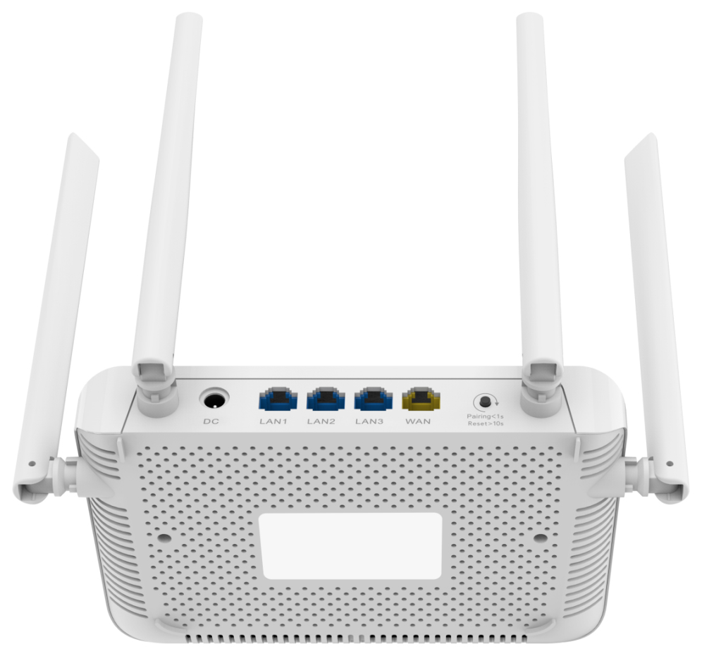 Ruijie Networks RG-EW1200 router inalámbrico Ethernet rápido Doble banda (2,4 GHz / 5 GHz) Blanco