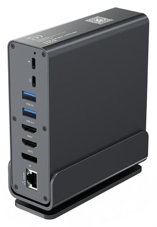Gembird A-CF-COMBO15-01 hub de interfaz USB Tipo C 10000 Mbit/s Gris