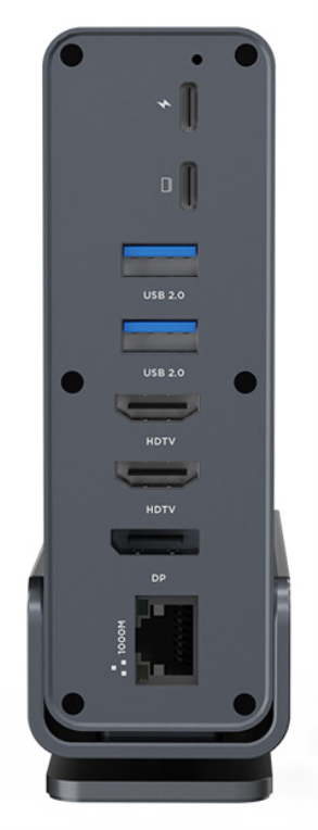 Gembird A-CF-COMBO15-01 hub de interfaz USB Tipo C 10000 Mbit/s Gris