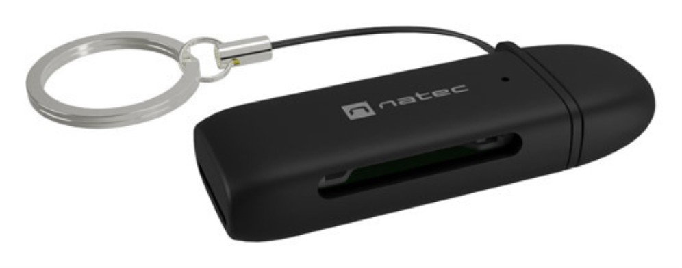 NATEC SCARAB C lector de tarjeta USB 3.2 Gen 1 (3.1 Gen 1) Type-C Negro