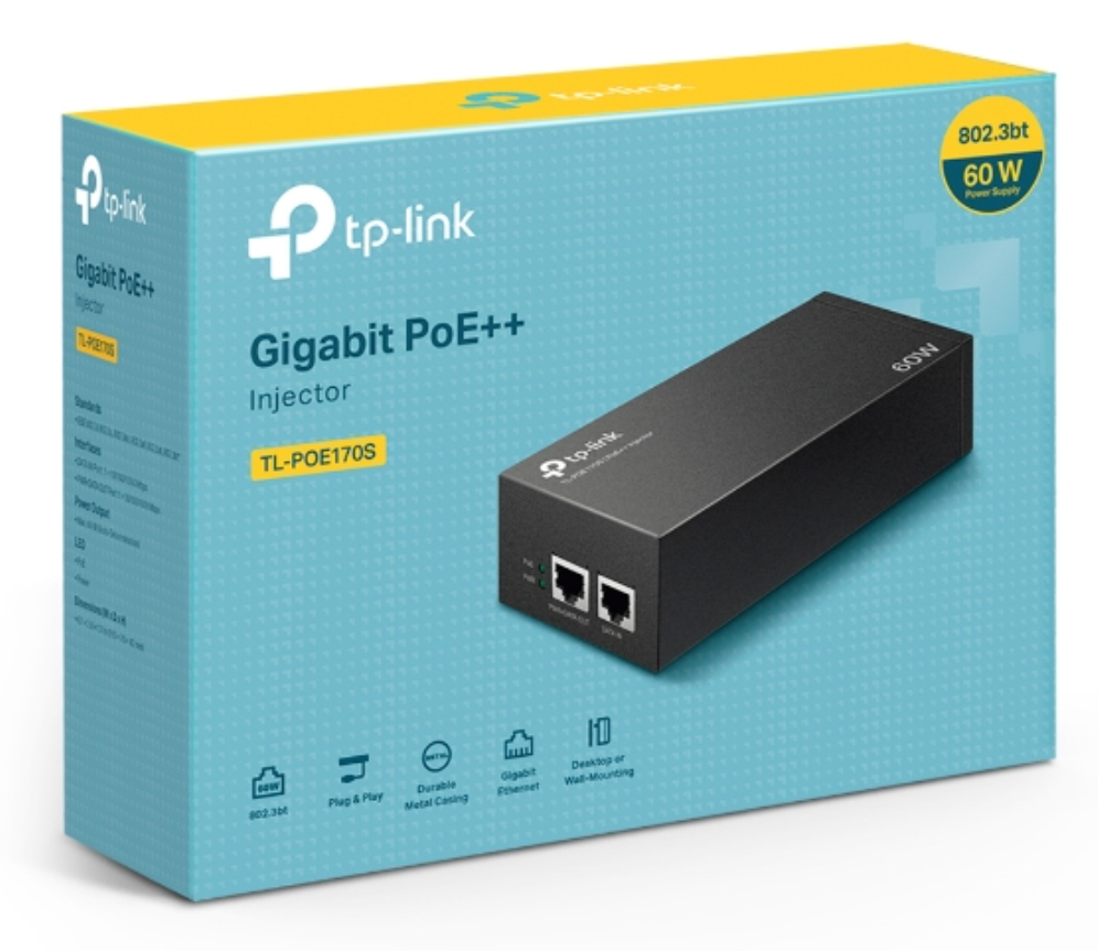 TP-Link TL-POE170S adaptador e inyector de PoE Gigabit Ethernet