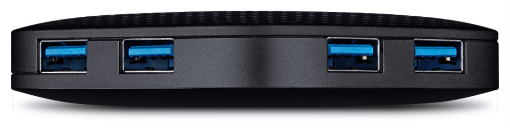 TP-Link UH400 V3 hub de interfaz USB 3.2 Gen 1 (3.1 Gen 1) Type-A 5000 Mbit/s Negro
