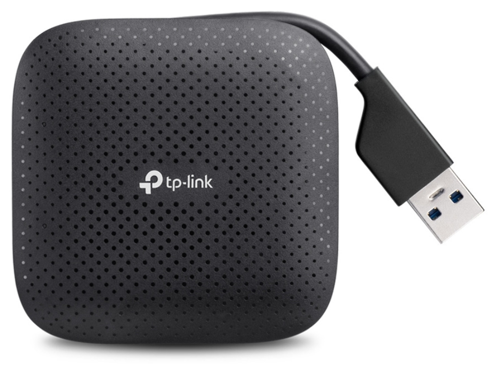 TP-Link UH400 V3 hub de interfaz USB 3.2 Gen 1 (3.1 Gen 1) Type-A 5000 Mbit/s Negro