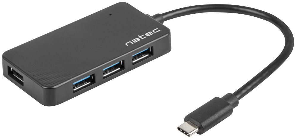 NATEC Silkworm USB 2.0 Type-C 5000 Mbit/s Negro
