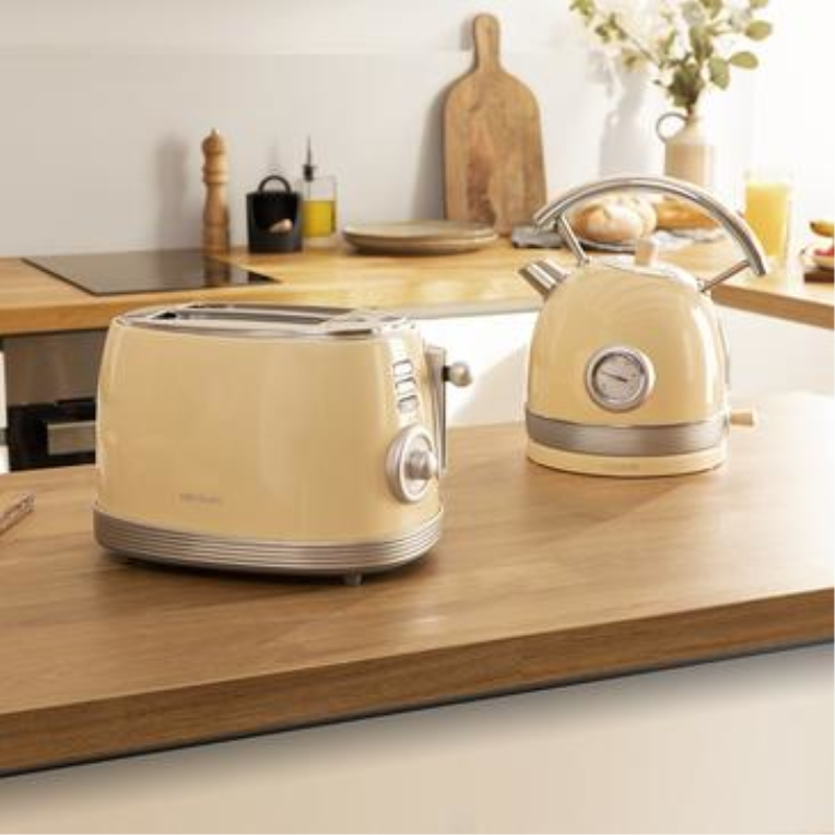 Cecotec Vintage 800 6 2 rebanada(s) 850 W Amarillo