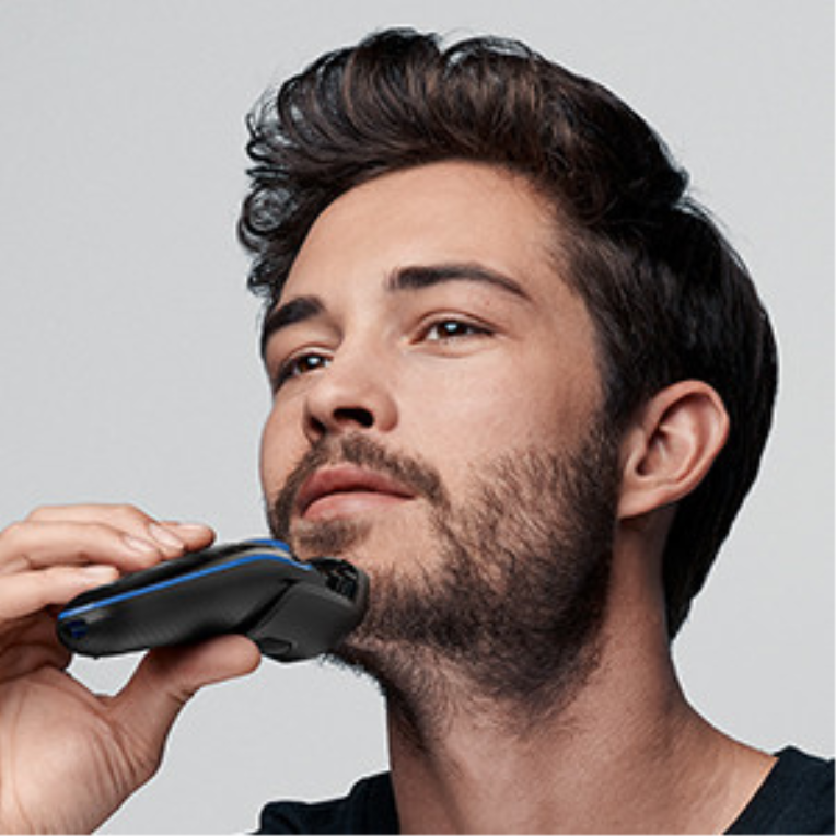 Braun BT3240 depiladora para la barba Batería 39 2 cm Mojado y seco Negro, Azul