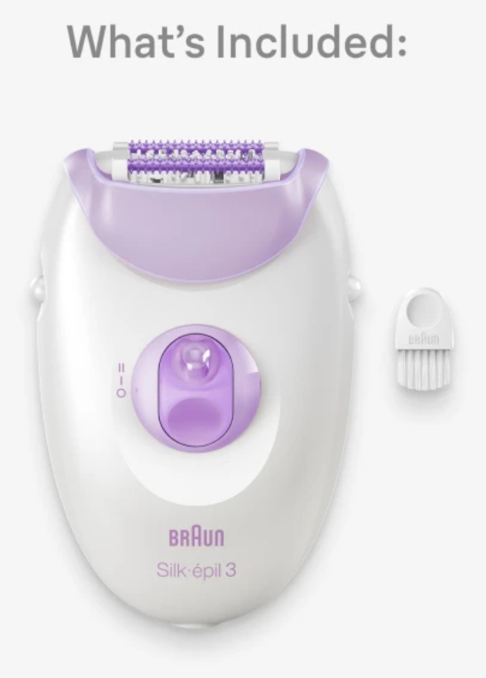 Braun Silk-épil 3 3-000 20 pinzas Púrpura, Blanco