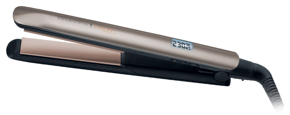 Remington S8540 Plancha de pelo Vapor Negro, Bronce 1,8 m