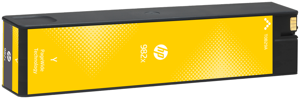 HP Cartucho PageWide 982X Original de alta capacidad amarillo