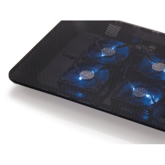 BASE DE REFRIGERACION PARA PORTATILES CONCEPTRONIC 4 VENTILADORES 80MM HASTA 15.6