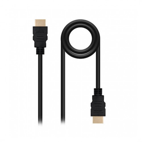 CABLE HDMI 2.0 PREMIUM TIPO A A HDMI TIPO A NANOCABLE 3M/ MACHO-MACHO/ ALTA VELOCIDAD/ 4K/ 18GBPS/ NEGRO