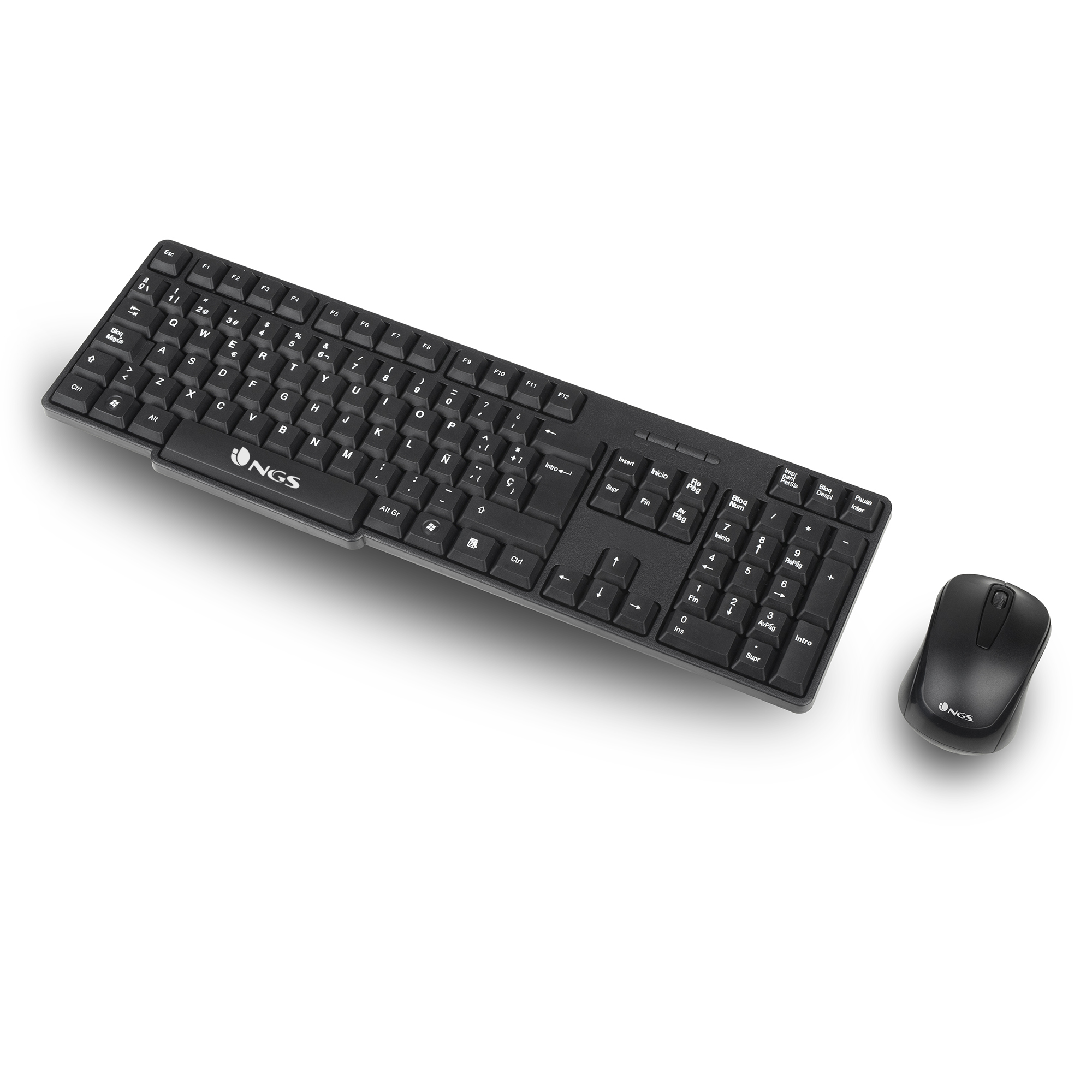 KIT TECLADO + MOUSE RATON NGS EUPHORIA KIT WIRELESS INALAMBRICO