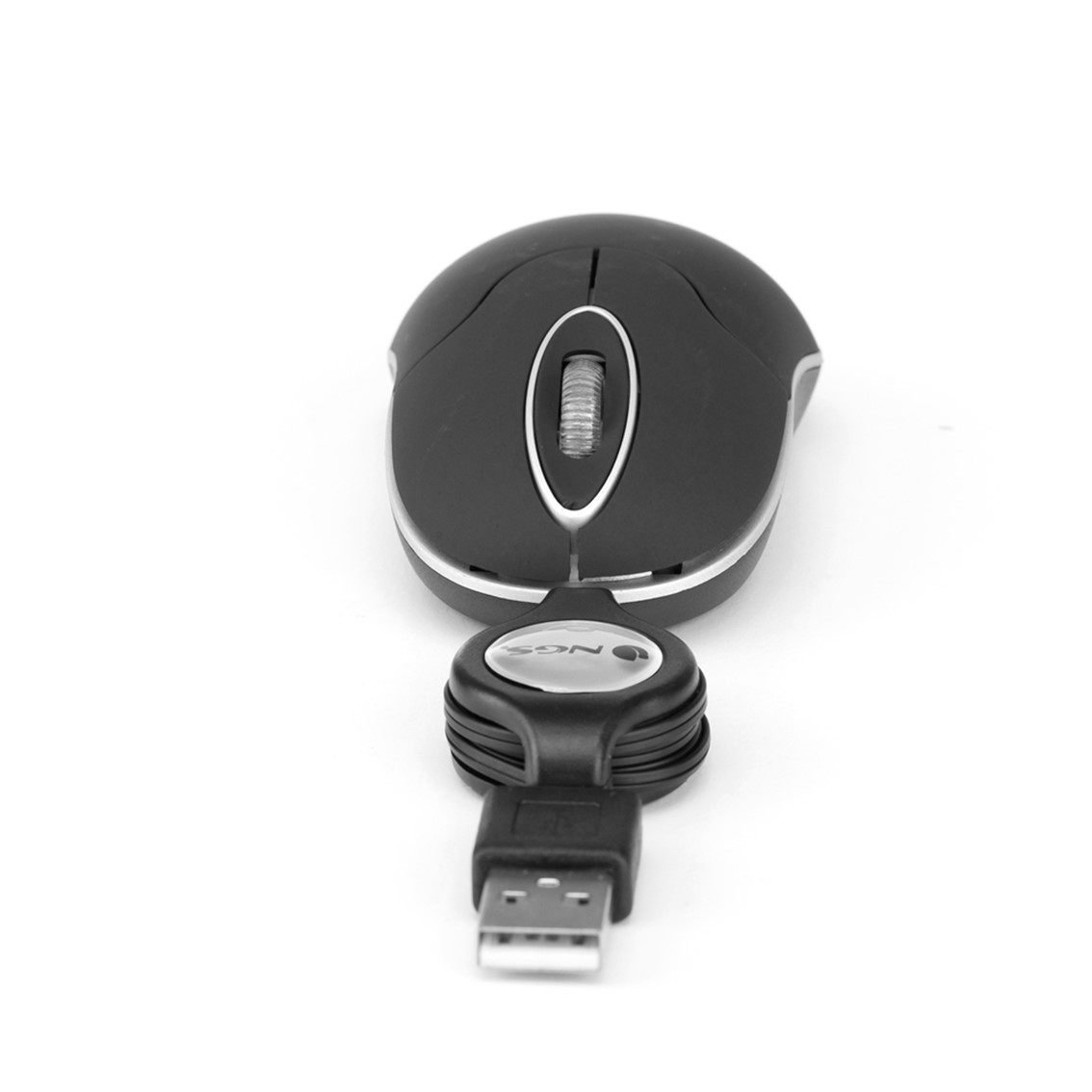 RATON CON CABLE NGS SIN BLACK / 100DPI / 2 BOTONES / USB
